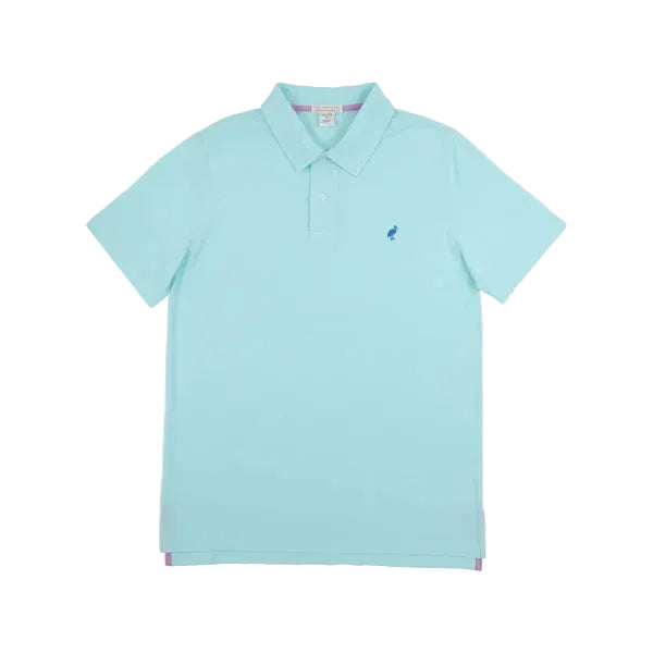 Prim and Proper Beach Polo -Edisto Egg Blue Boy Shirt Beaufort Bonnet 