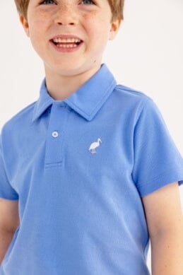 Prim and Proper Beach Polo - Sunrise Blvd Blue Boy Shirt Beaufort Bonnet 