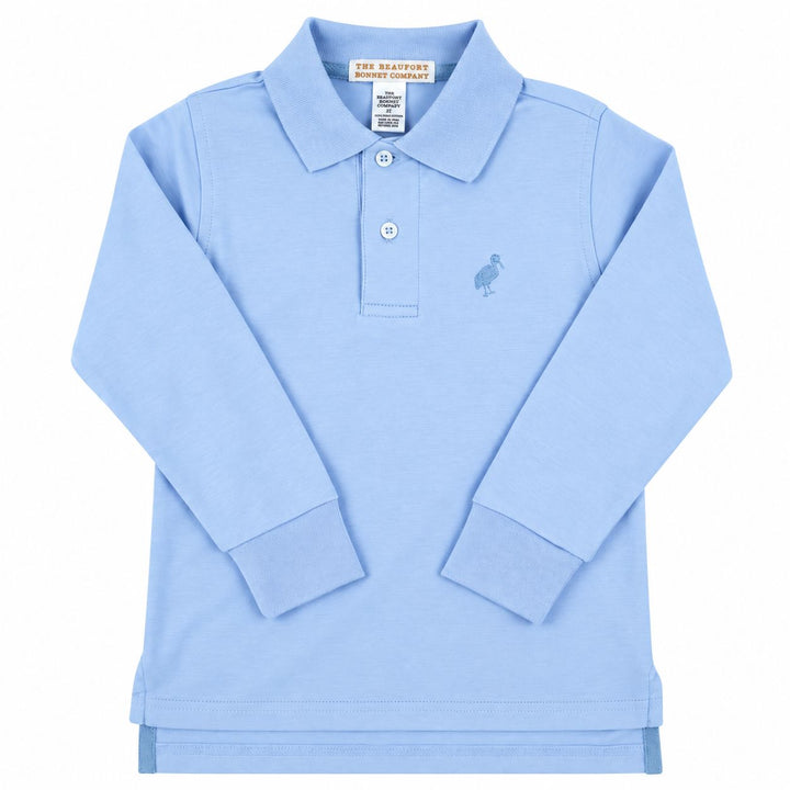 Prim and Proper Polo LS - Beale Street Blue Boy Shirt Beaufort Bonnet 
