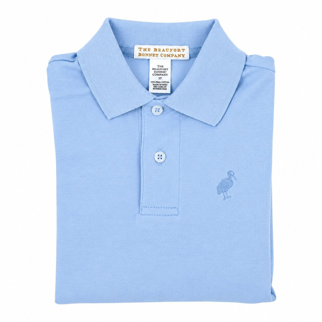 Prim and Proper Polo LS - Beale Street Blue Boy Shirt Beaufort Bonnet 