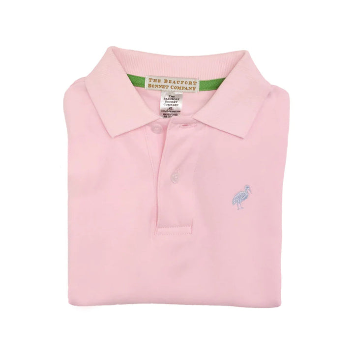Prim and Proper Polo - Palm Beach Pink Boy Shirt Beaufort Bonnet 