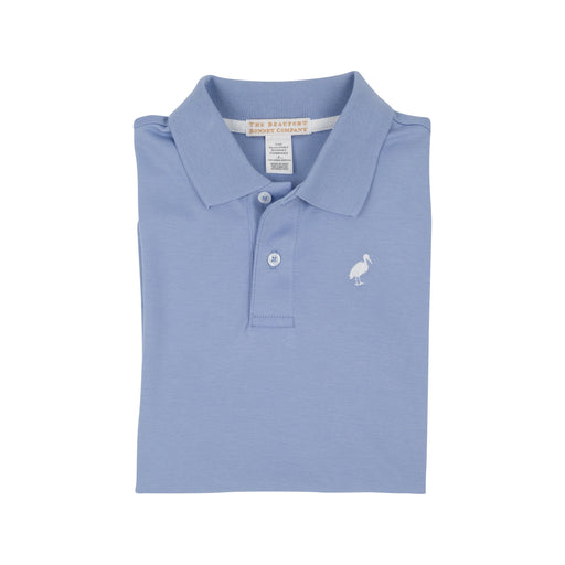 Prim and Proper Polo - Park City Periwinkle Boy Shirt Beaufort Bonnet 