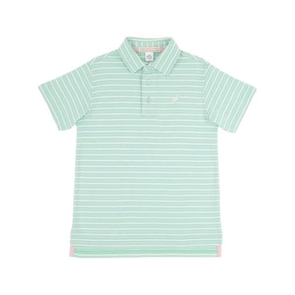 Prim and Proper Polo - Sumner County Stripe Boy Shirt Beaufort Bonnet 