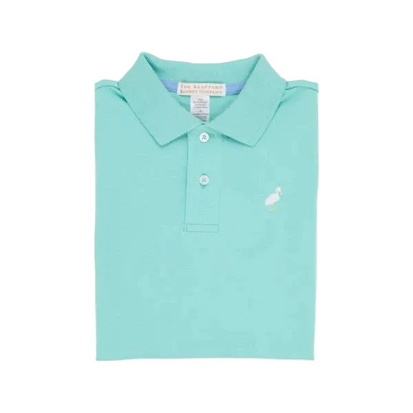 Prim and Proper Polo - Turks Teal Boy Shirt Beaufort Bonnet 