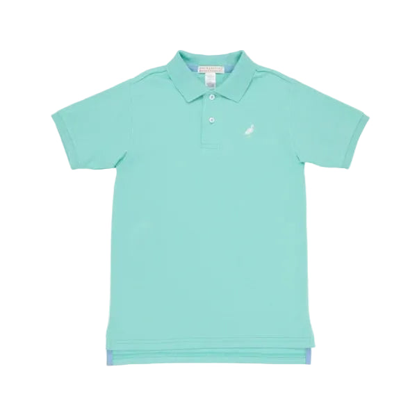 Prim and Proper Polo - Turks Teal Boy Shirt Beaufort Bonnet 