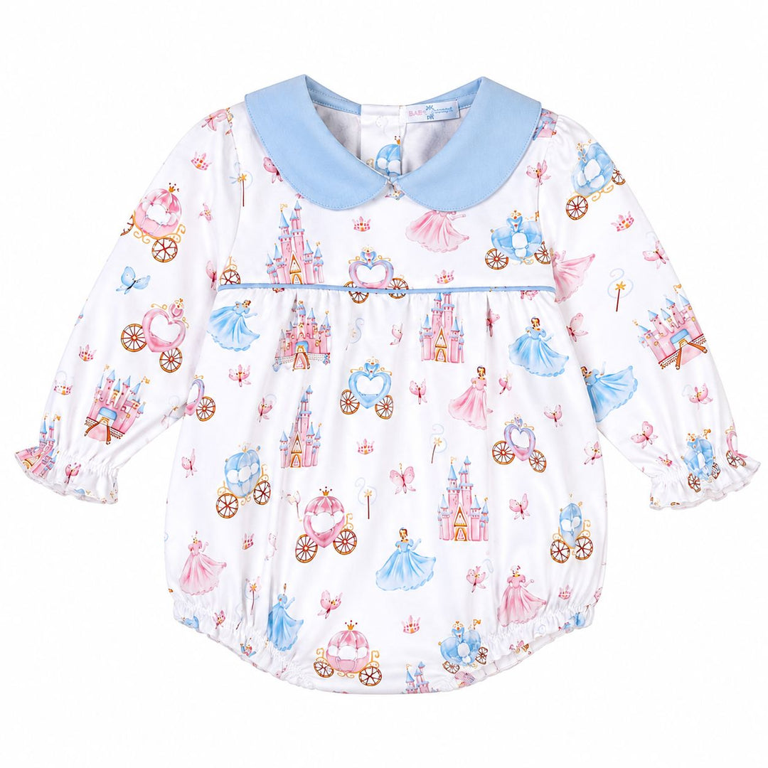 Princess and Castles Pima Collar Bubble Girl Bubble Baby Loren 