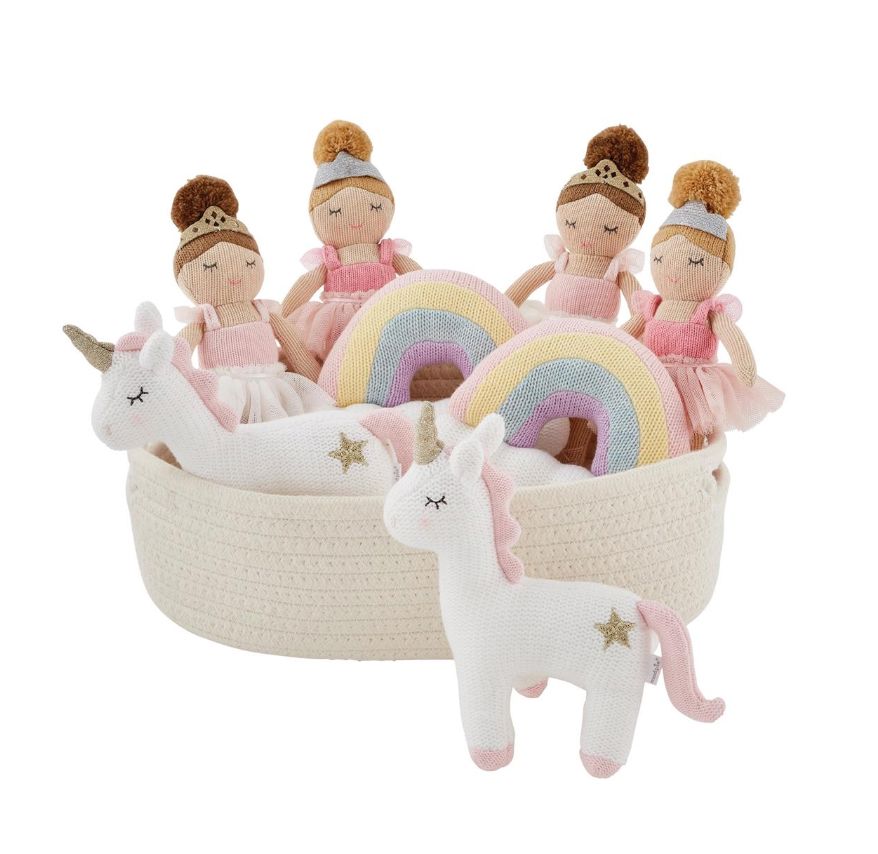 Princess Plush Rattles Plush Toy MudPie 