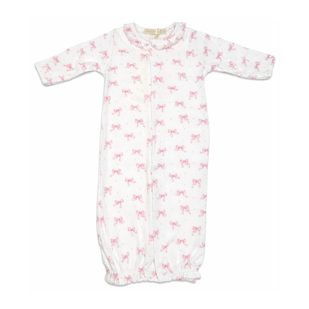 Print Converter Gown - Tiny Pretty Bows Girl Converter Gown Baby Club Chic 
