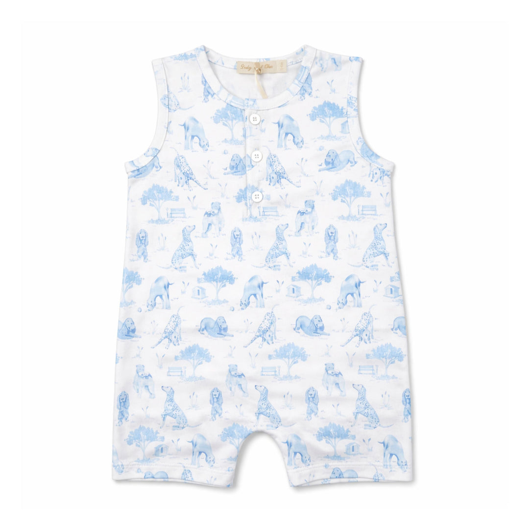 Print Romper - Barking Bliss Boy Romper Baby Club Chic 