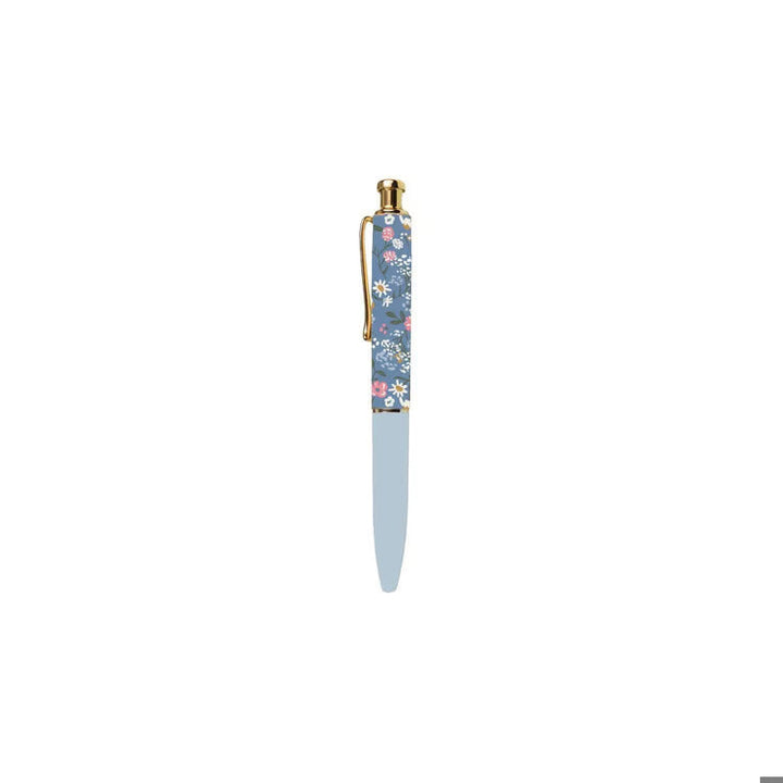 Printed Push Pen Pen Mary Square Petal Charm Blue 
