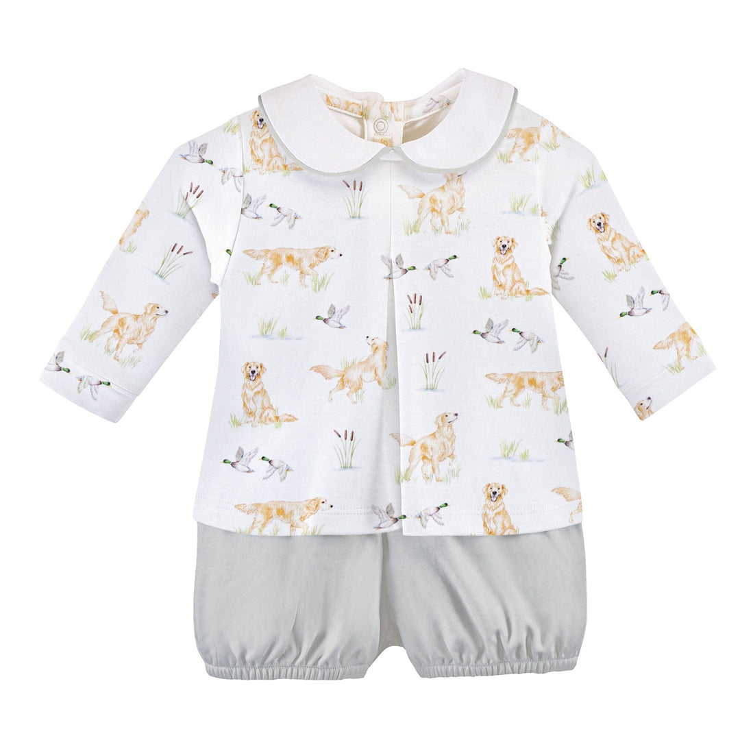 Printed Short Set - Goldens and Mallards Boy Short Set Baby Club Chic 