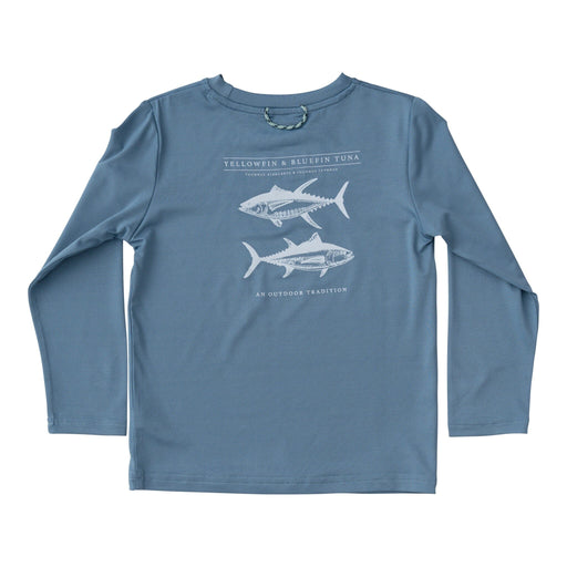 Pro Performance Fishing Tee - Captain's Blue Boy Shirt Prodoh 