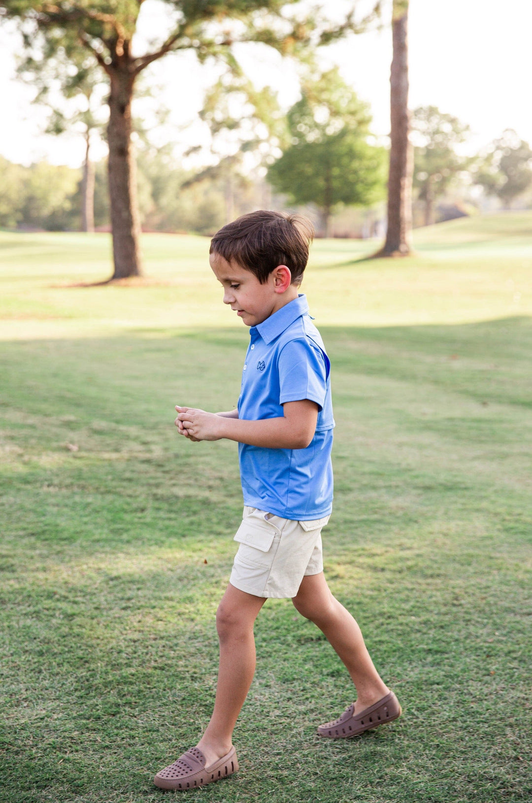 Pro Performance Polo - Marina Blue Boy Shirt Prodoh 