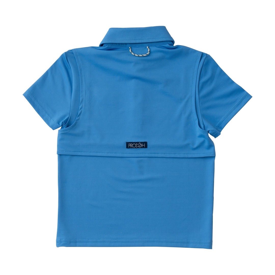 Pro Performance Polo - Marina Blue Boy Shirt Prodoh 