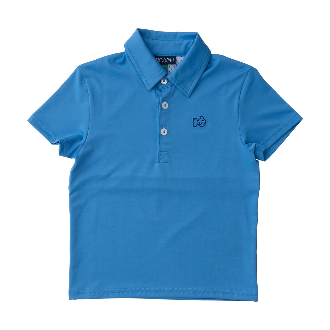 Pro Performance Polo - Marina Blue Boy Shirt Prodoh 