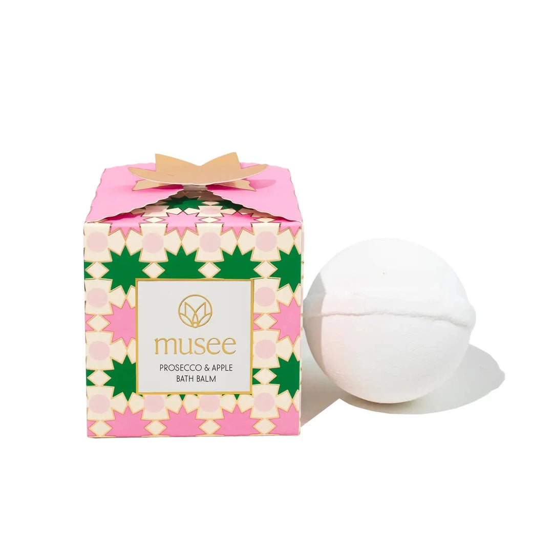 Prosecco and Apple Boxed Bath Balm Bath Bomb Musee 