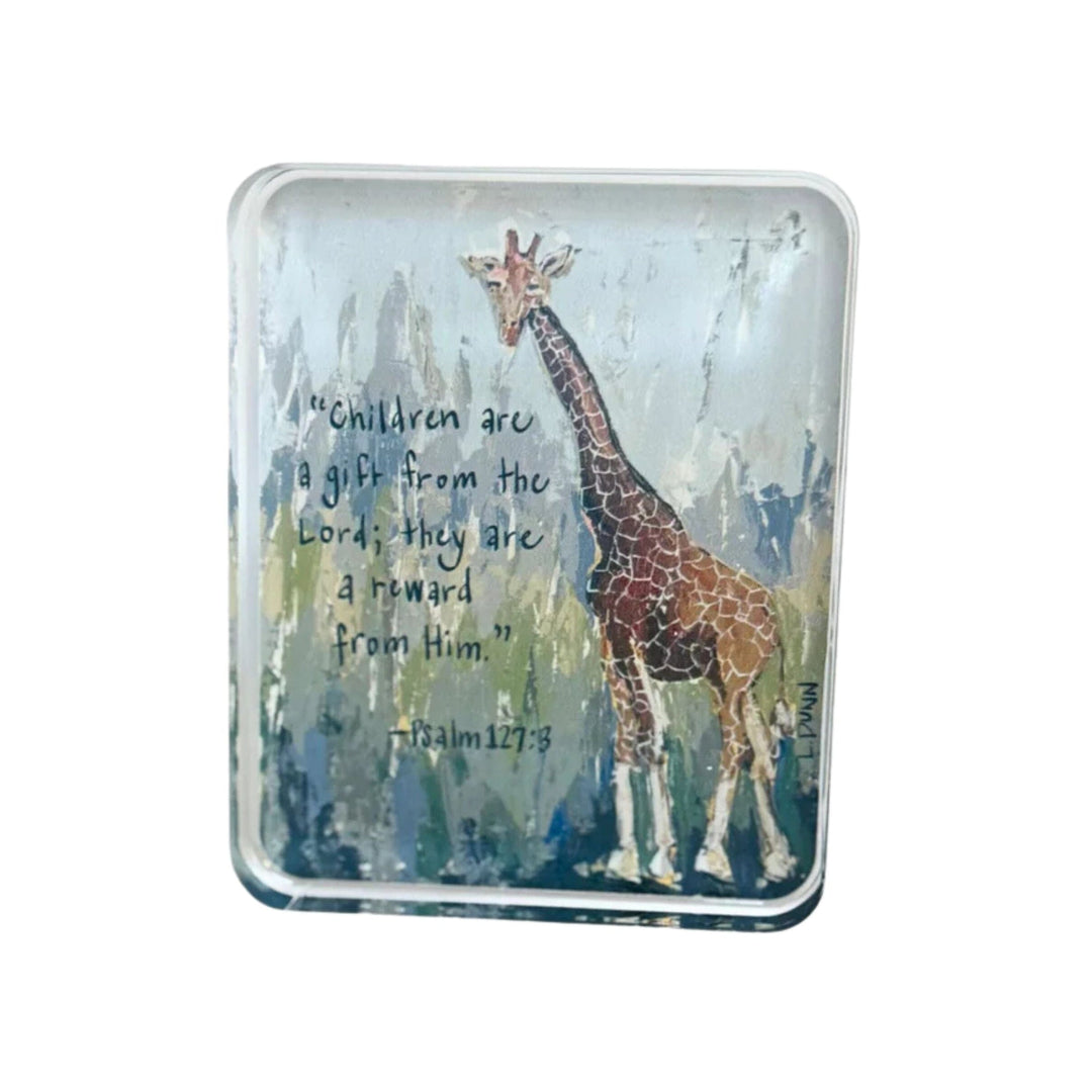Psalm 127:3 Acrylic Scripture Block Home Decor Lauren Dunn 