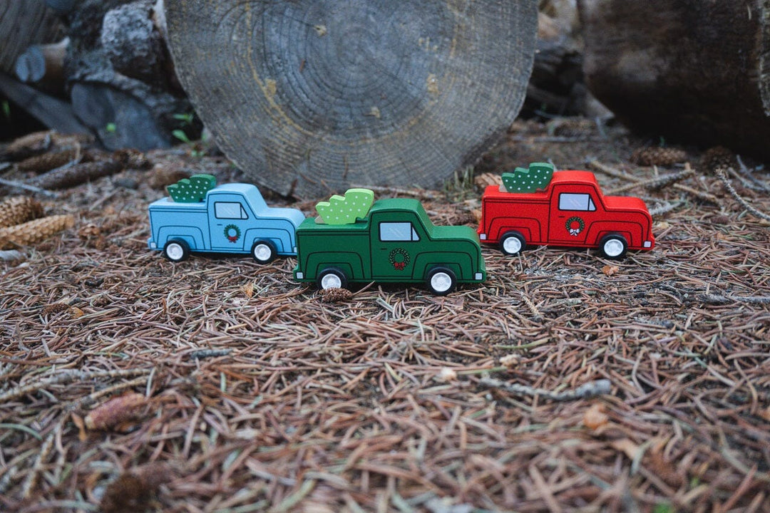 Pull Back Retro Truck & Christmas Tree Toy Mini Toys Jack Rabbit 