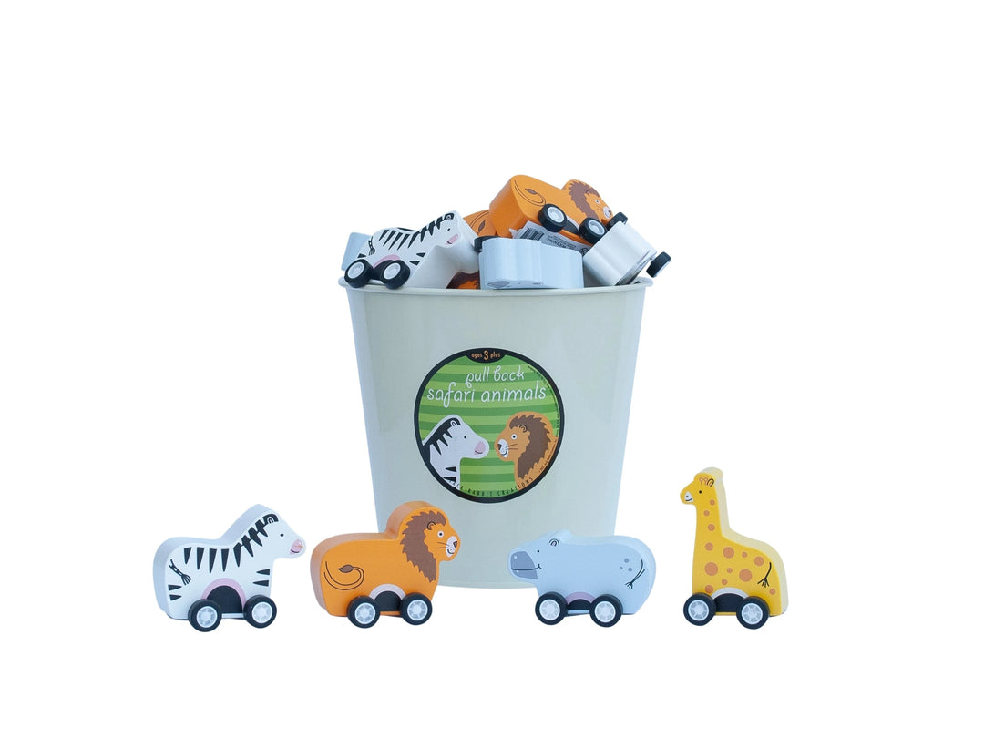 Pull-Back Safari Animals Push & Pull Toys Jack Rabbit 