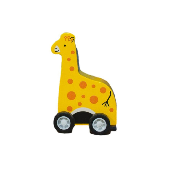 Pull-Back Safari Animals Push & Pull Toys Jack Rabbit Giraffe 
