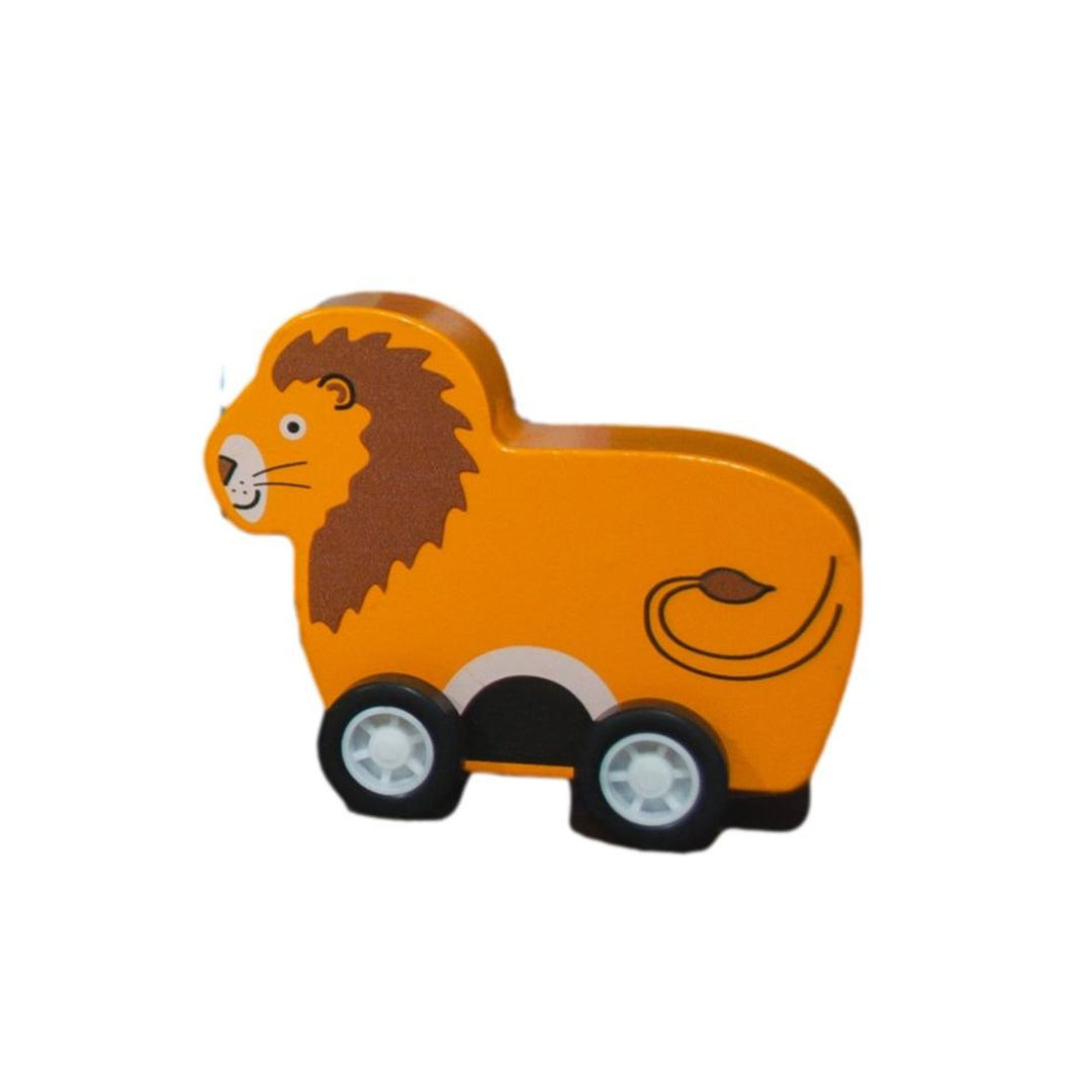 Pull-Back Safari Animals Push & Pull Toys Jack Rabbit Lion 