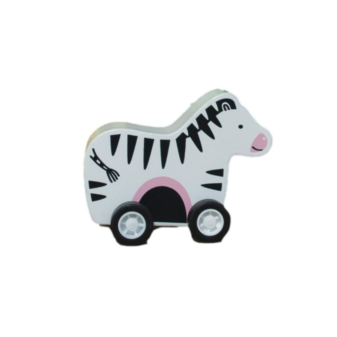 Pull-Back Safari Animals Push & Pull Toys Jack Rabbit Zebra 