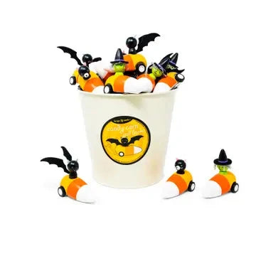 Pull Back Spooky Candy Corn Toy Mini Toys Jack Rabbit 