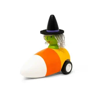 Pull Back Spooky Candy Corn Toy Mini Toys Jack Rabbit Witch 