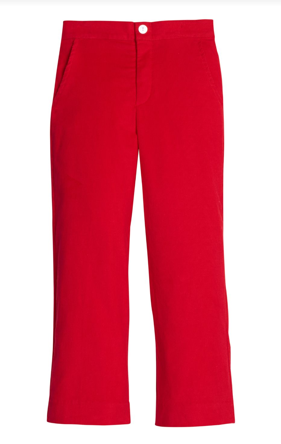 Pull On Pant - Red Corduroy Boy Pants Little English 