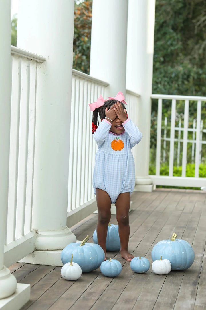 Pumpkin Ruffle Bubble Girl Bubble Trotter Street Kids 