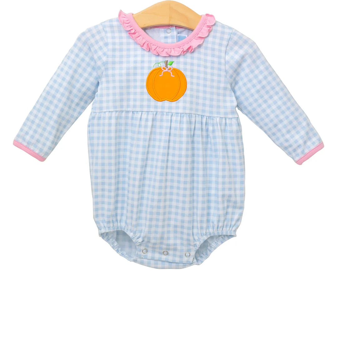 Pumpkin Ruffle Bubble Girl Bubble Trotter Street Kids 