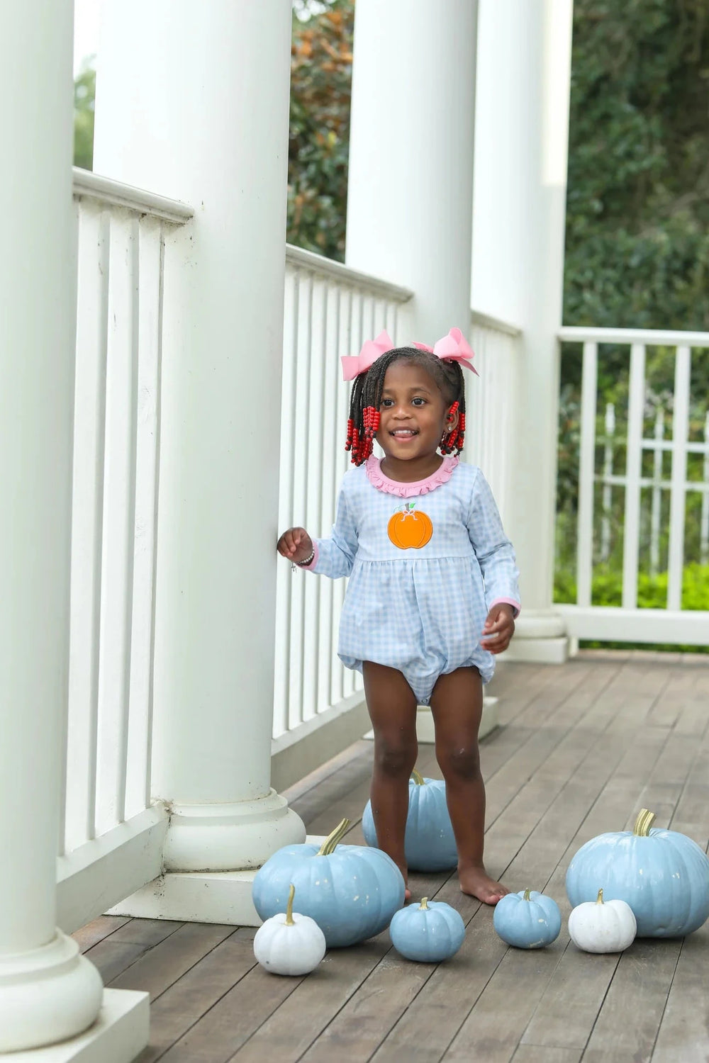 Pumpkin Ruffle Bubble Girl Bubble Trotter Street Kids 