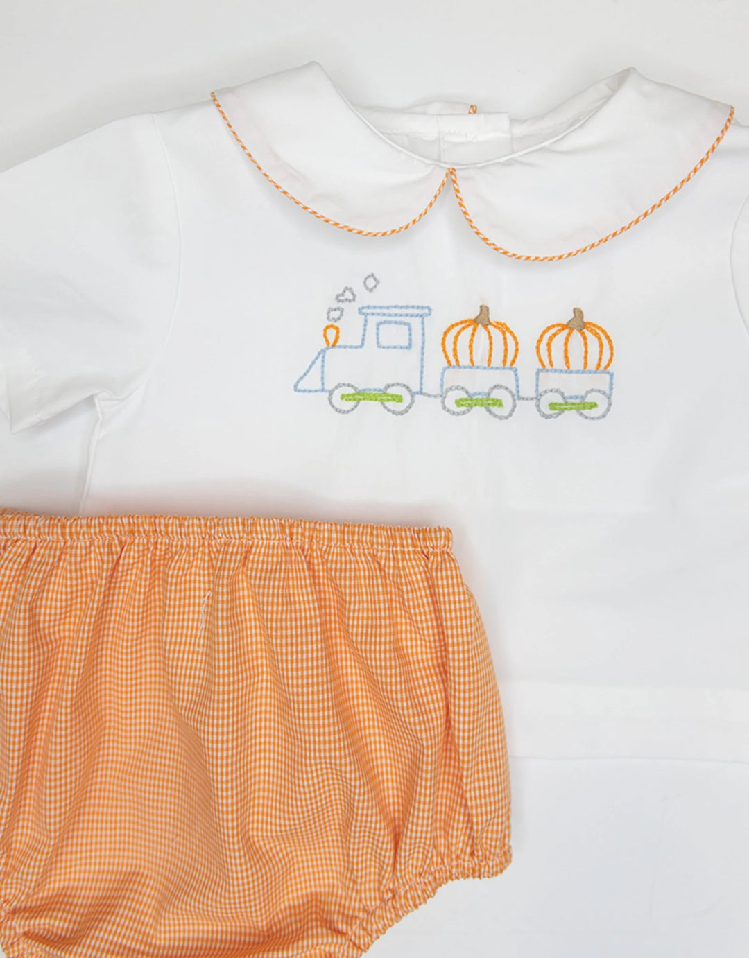 Pumpkin Train Diaper Set Boy Set Petit Bebe 
