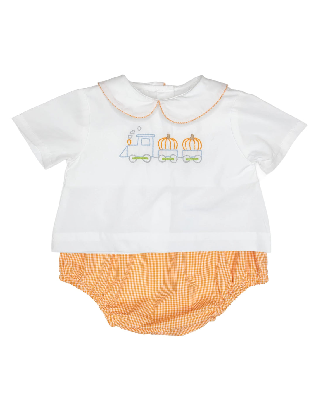 Pumpkin Train Diaper Set Boy Set Petit Bebe 