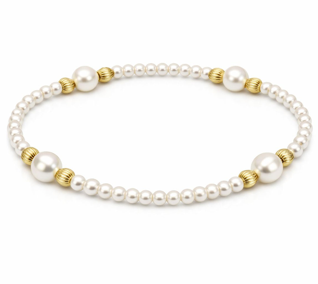 Purpose Pearl Bead Bracelet - Dignity 6mm Womens Bracelet ENewton 