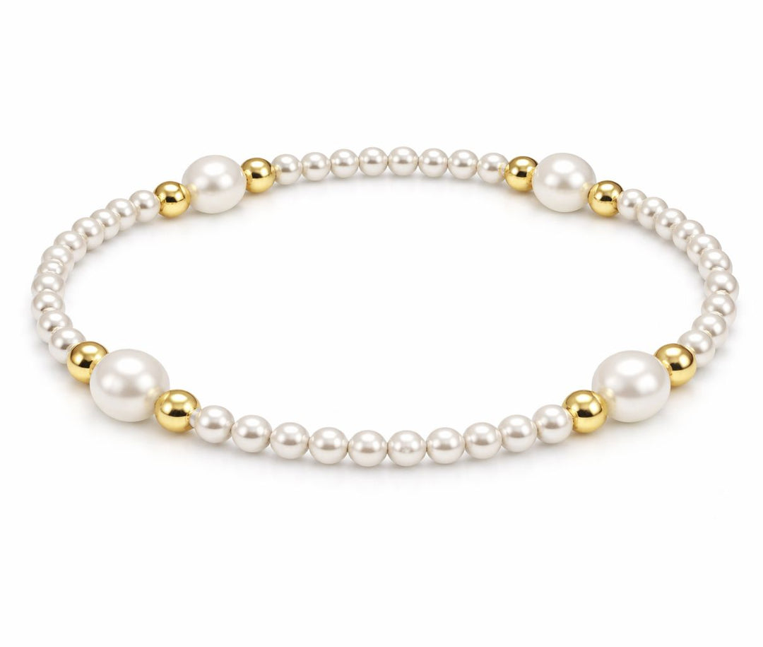 Purpose Pearl Bead Bracelet - Pearl 6mm Womens Bracelet ENewton 
