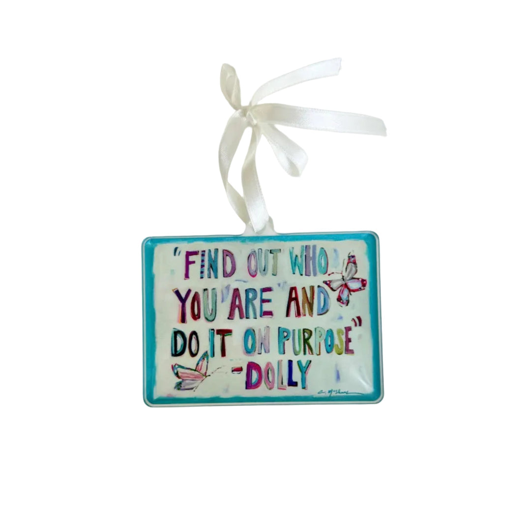 Purposefully You Dolly Ornament Home Decor Chelsea McShane 