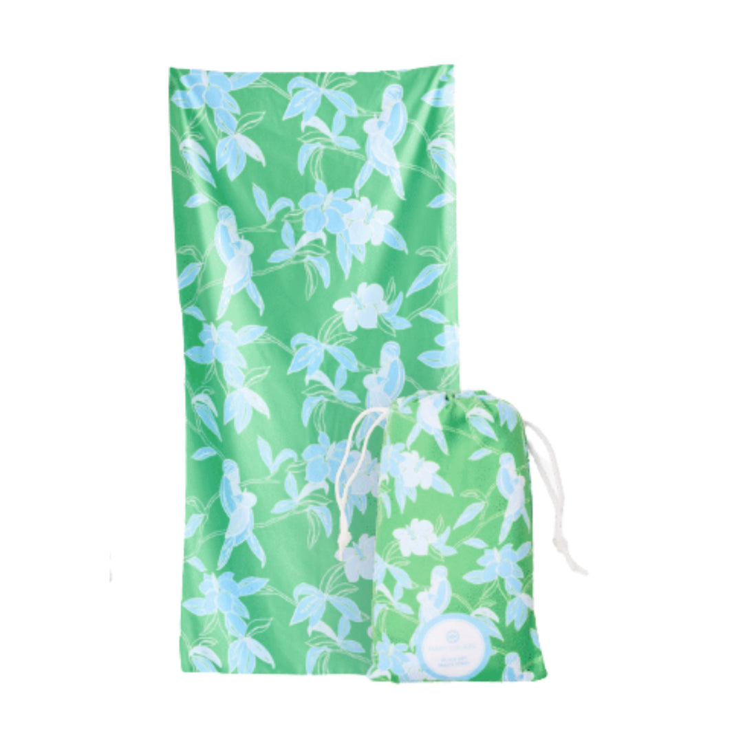 Quick Dry Beach Towel - Tiki Tropics Beach Towels Mary Square 