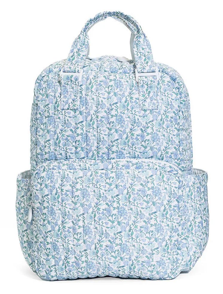 Quilted All You Need Bag- Hamptons Floral Diaper Bag TRVL Design 