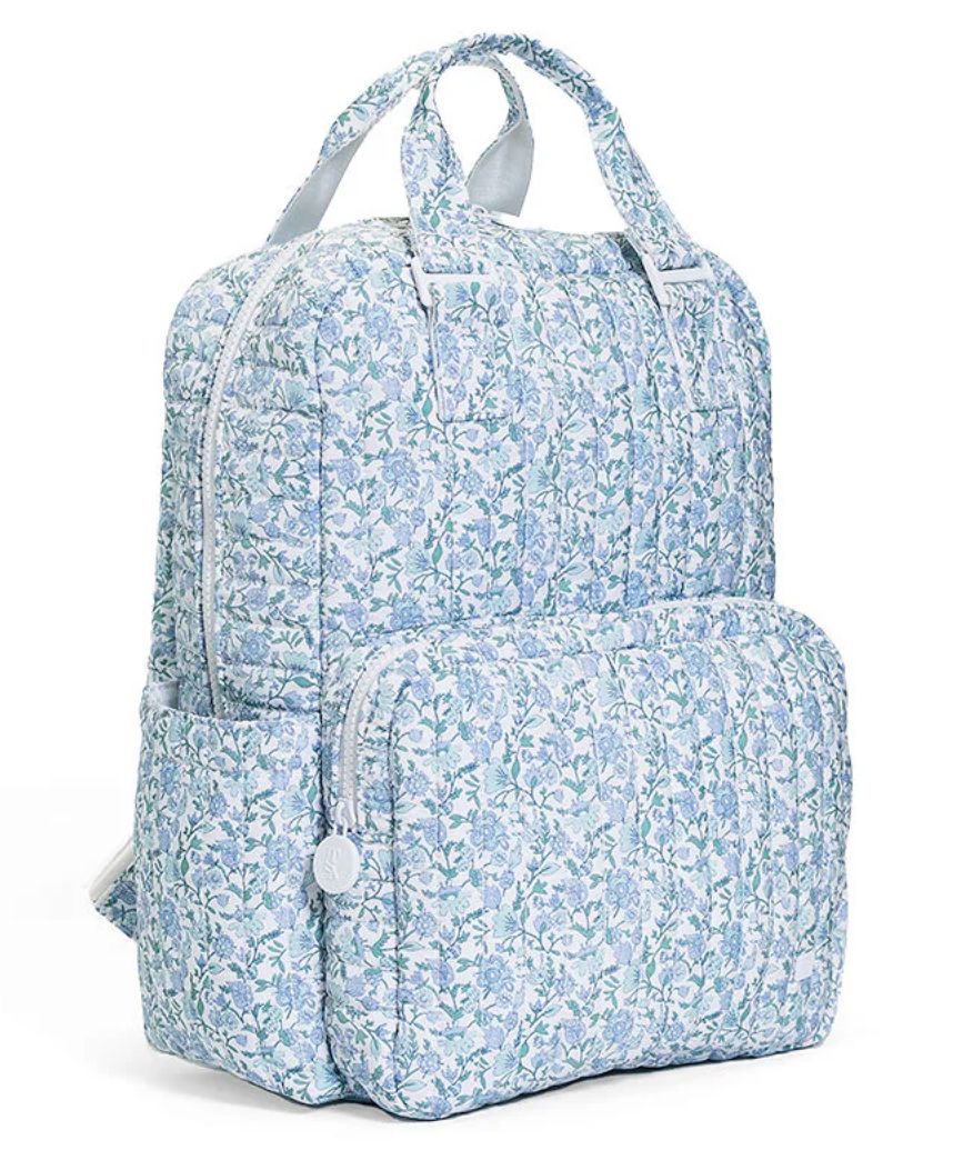 Quilted All You Need Bag- Hamptons Floral Diaper Bag TRVL Design 