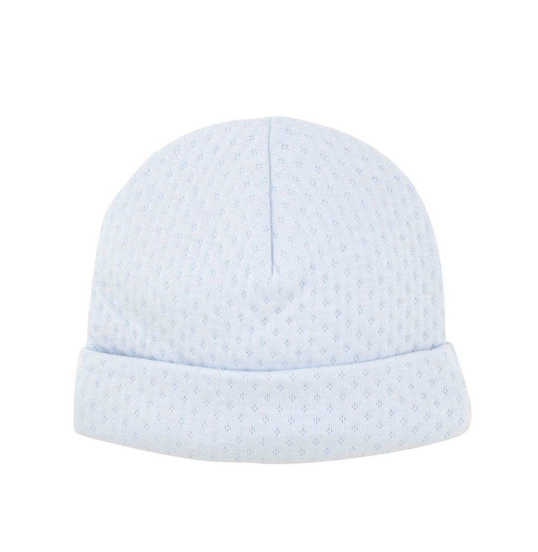 Quilted Baby Hat - Light Blue Baby Hat Kissy Kissy 