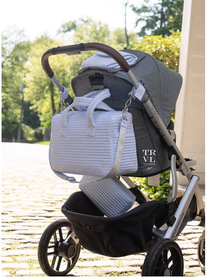 Quilted Stroller Bag- Hamptons Floral Stroller Bag TRVL Design 