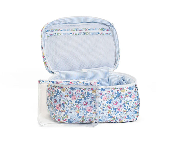 Quilted Train Set - Bridgehampton Floral Cosmetic/Accessories Bags TRVL Design 