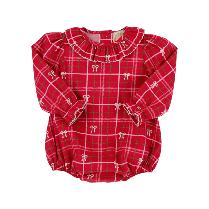 Long Sleeve Ramona Ruffle Bubble- Torrington Tartan