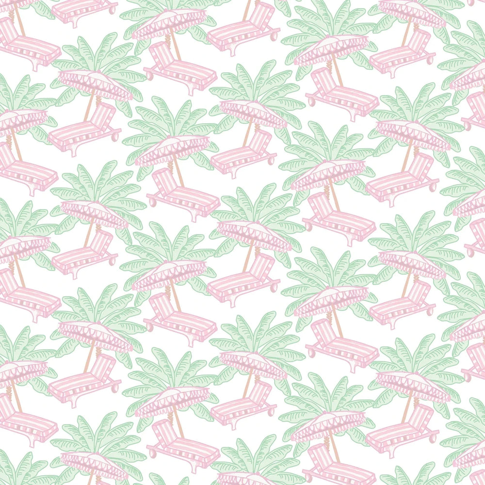 Rae Girls' Romper - Poolside Palms Girl Romper Lila & Hayes 