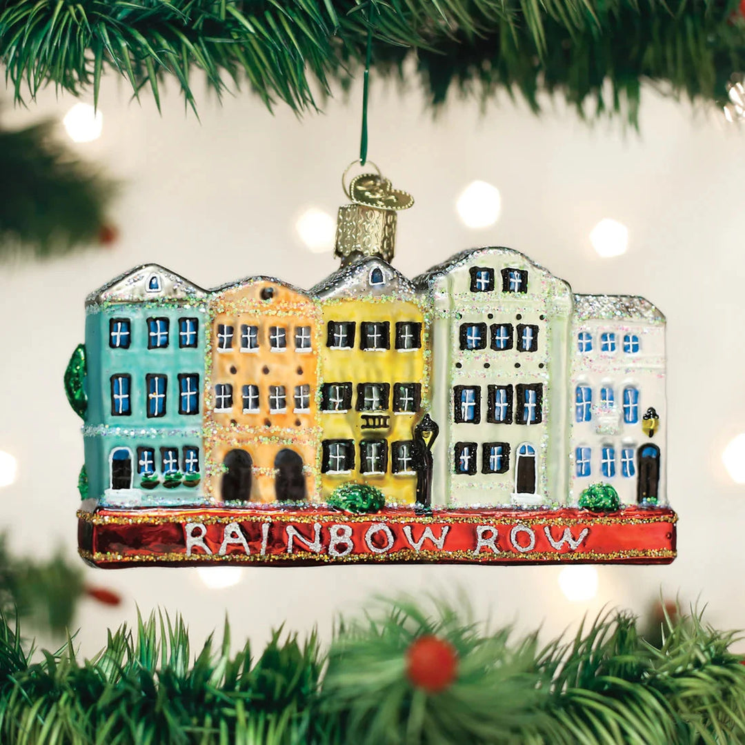 Rainbow Row Ornament Christmas Ornament Old World Christmas 