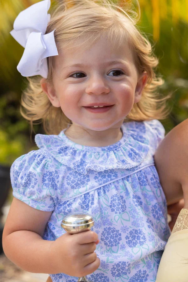 Ramona Ruffle Bubble - Handful of Hydrangeas Girl Bubble Beaufort Bonnet 