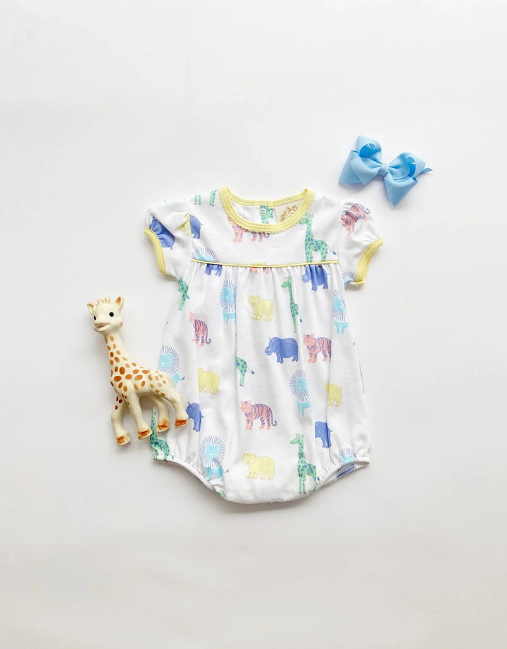 Ramona Ruffle Bubble - Wittle Wild One Girl Bubble Beaufort Bonnet 