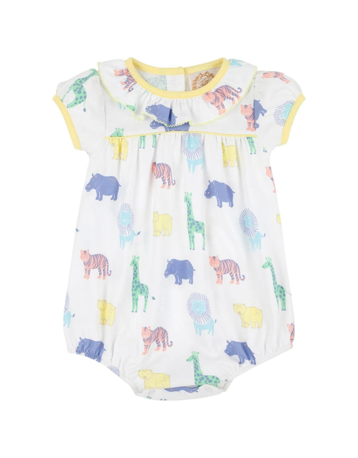 Ramona Ruffle Bubble - Wittle Wild One Girl Bubble Beaufort Bonnet 
