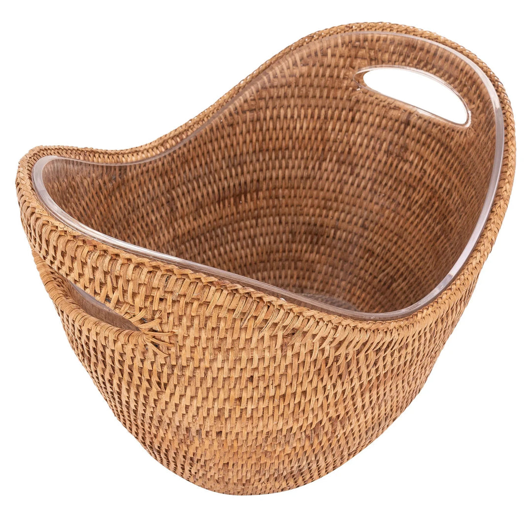 Rattan Champagne Bucket Ice Bucket Artifacts Trading Co 
